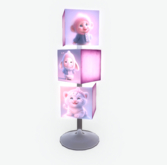 **O::U::T** CUBE LAMP PINK - 50L$ SALES ONLY AT THE MAINSTORE