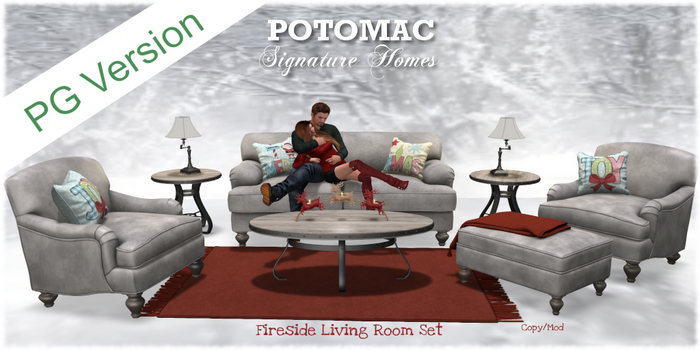 Fireside Living Room Set PG