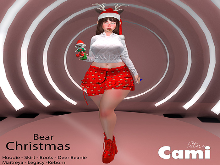 .::CaMi ::.Outfit Christmas - Bear (addme)