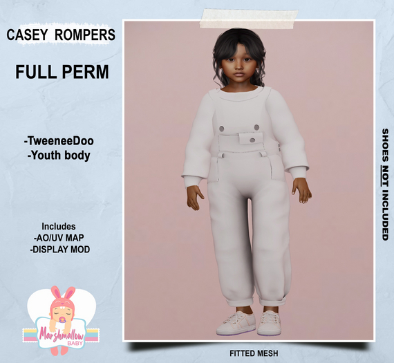 *MB* Full perm Casey Rompers (TWEENEEDOO & YOUTH)