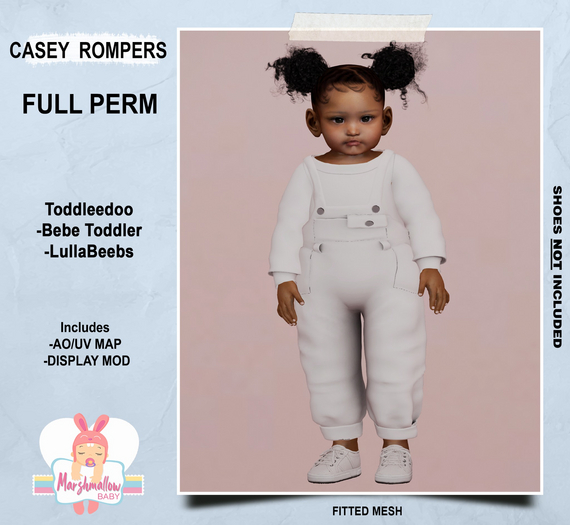 *MB* Full perm Casey Rompers (TD,BBT,LB)