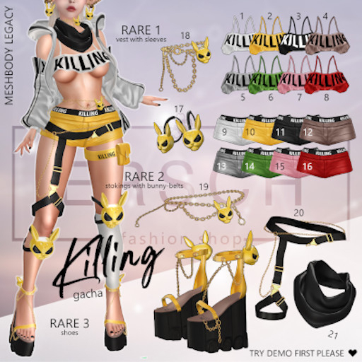 ERSCH - Killing Gacha {Legacy} Shoes 3- RARE