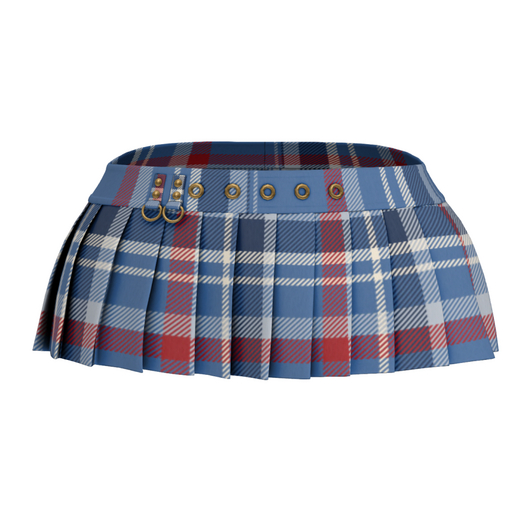 moxxi // Ina Skirt - Blue/Red Plaid