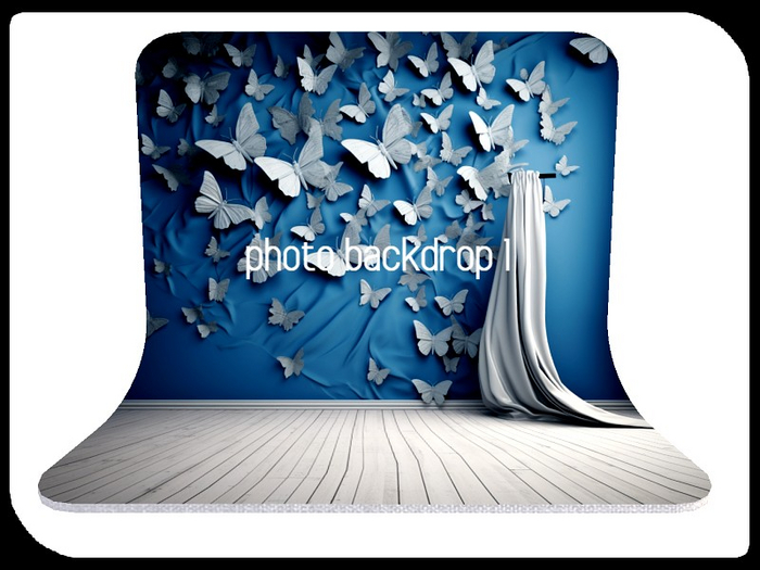 [AE] Photo Backdrop - Butterfly Wall 1