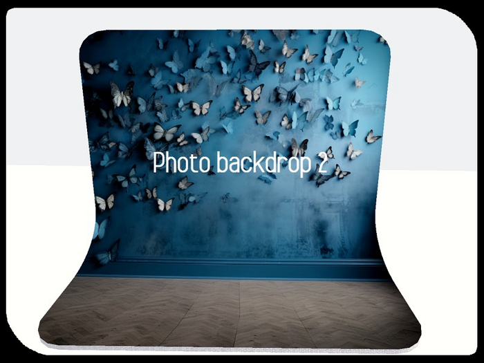 [AE] Photo Backdrop - Butterfly Wall 2