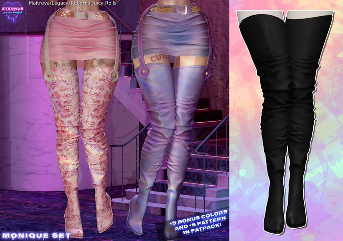 [Eternus] Monique Boots Black