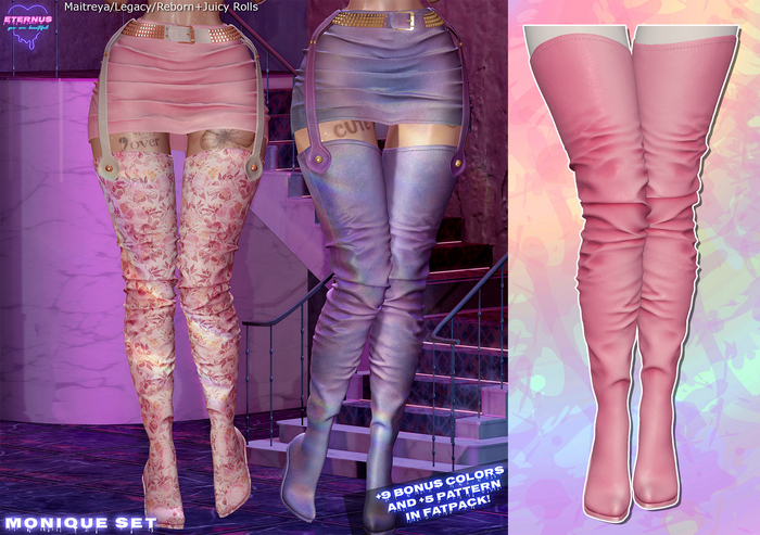 [Eternus] Monique Boots Pink