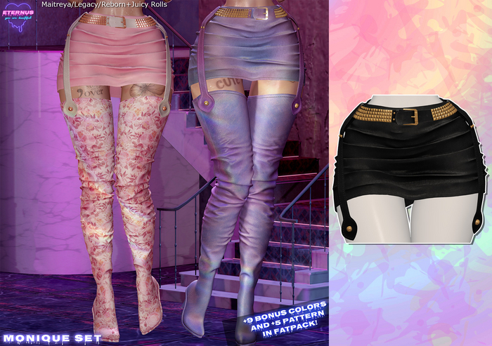 [Eternus] Monique Skirt Black
