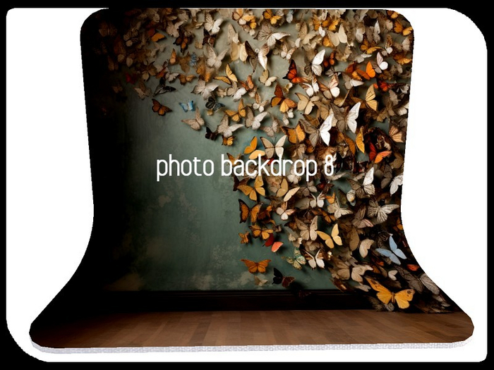 [AE] Photo Backdrop - Butterfly Wall 8