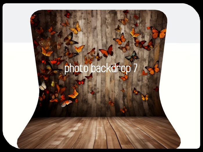 [AE] Photo Backdrop - Butterfly Wall 7