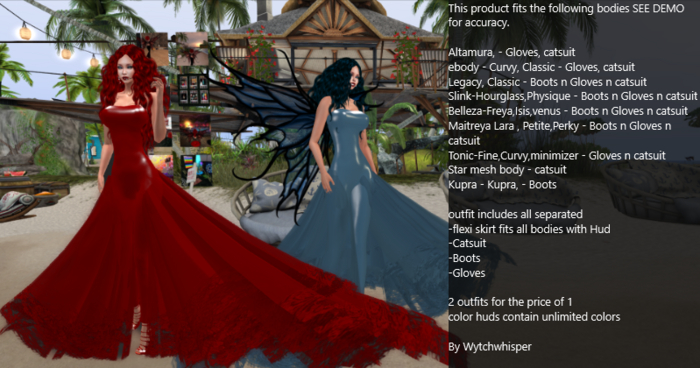 WW flowing flexi Latex dreams Dress 2 for 1 - 4 MP(ADD)