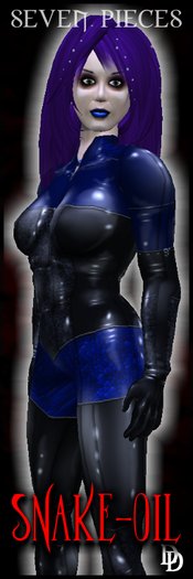 Dare Designs: Snake-Oil - blue