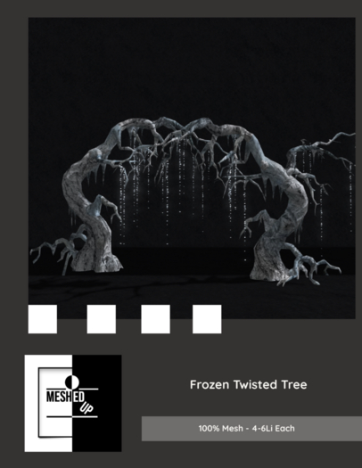 MeshedUp: Frozen Twisted Tree Pack 