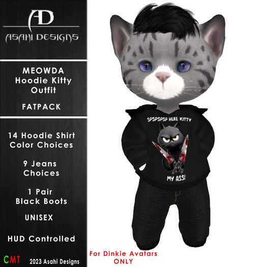 Meowda Kitty Hoodie - FATPACK 