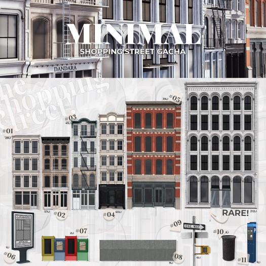 MINIMAL - Shopping Street Building RARE