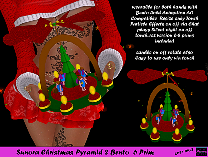 Sunora Christmas Pyramid 2 Bento