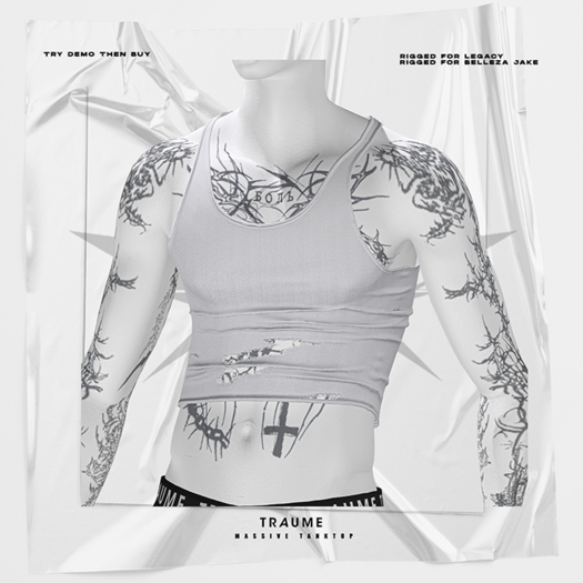 [Traume] Massive Tanktop White