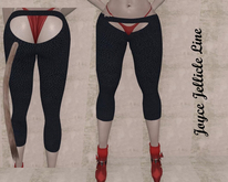 Black Leather Cheeky Pants