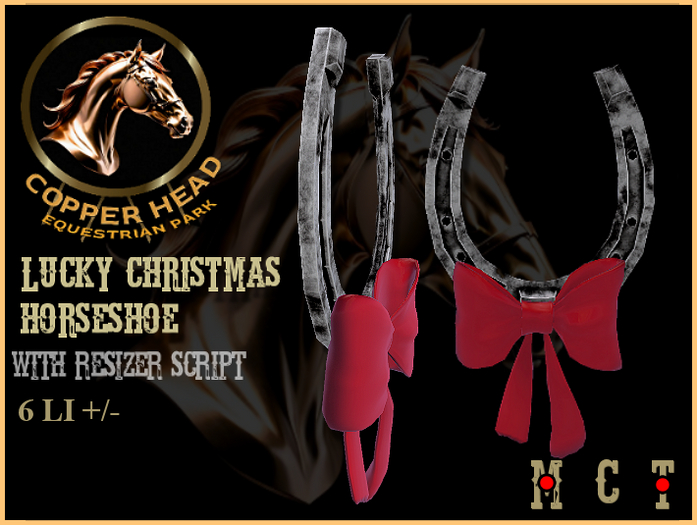 LUCKY CHRISTMAS HORSESHOE