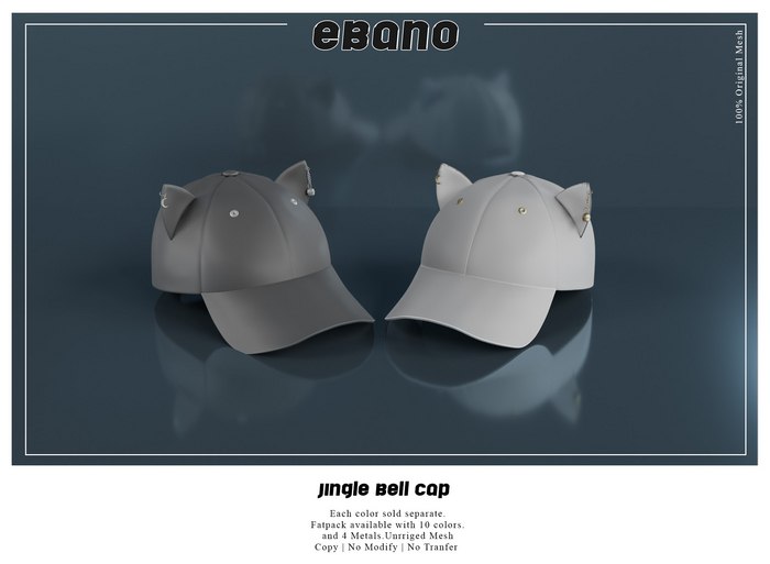 Ebano-Jingle Bell Cap(RED)