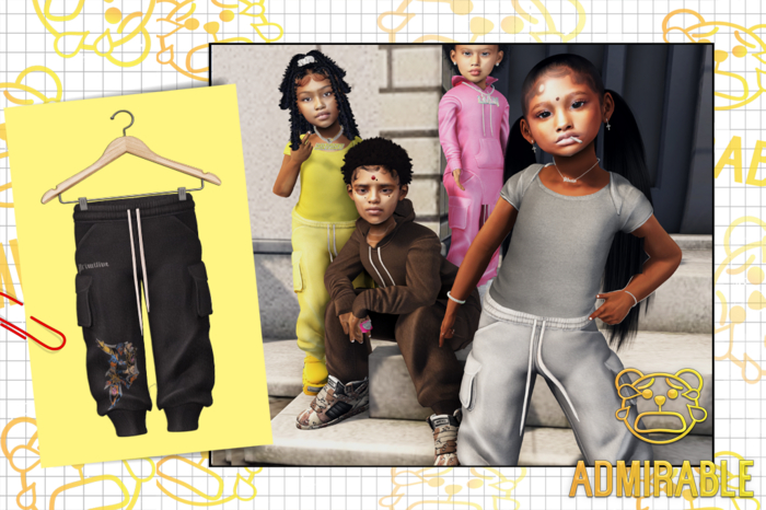 Admirable- Wang Joggers.(Primitive)