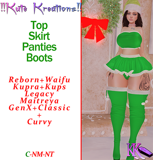 !KK! Merry Outfit-Green