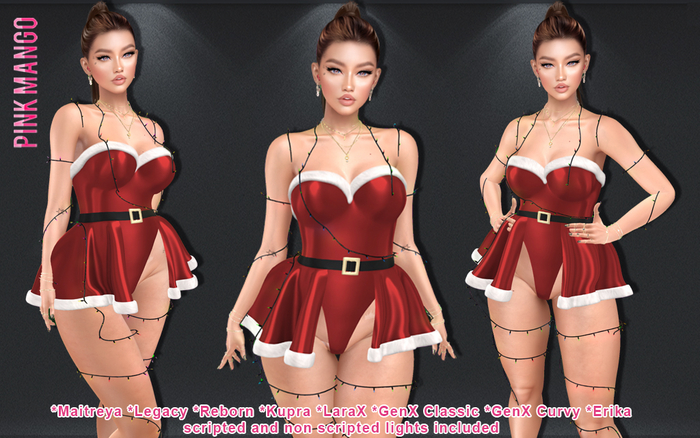*Pink Mango* Sexy Santa Outfit