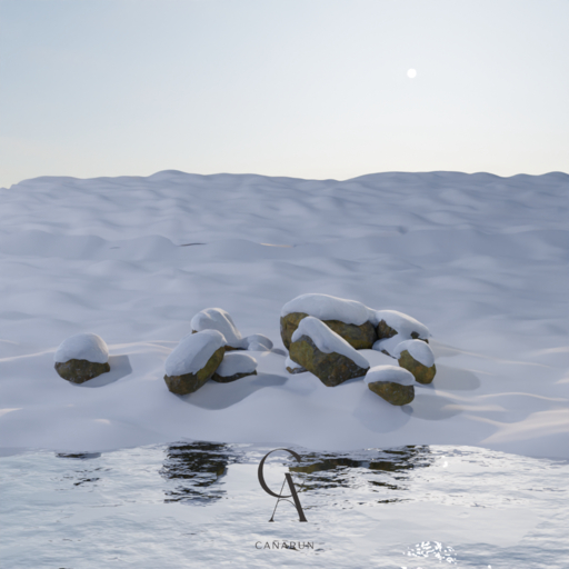 Second Life Marketplace - Winter Snow Rock Set - CANARUN