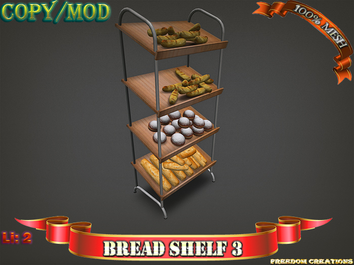 Bread shelf 3-Freedom creations