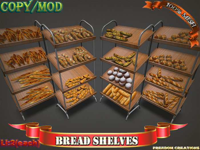 Bread shelves-Freedom creations