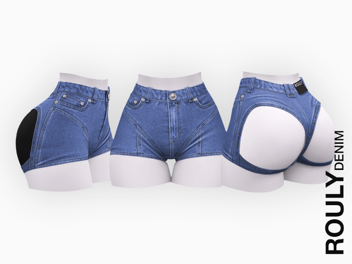 ROULY :: 'Future' Denim Shorts - 08 Amazon