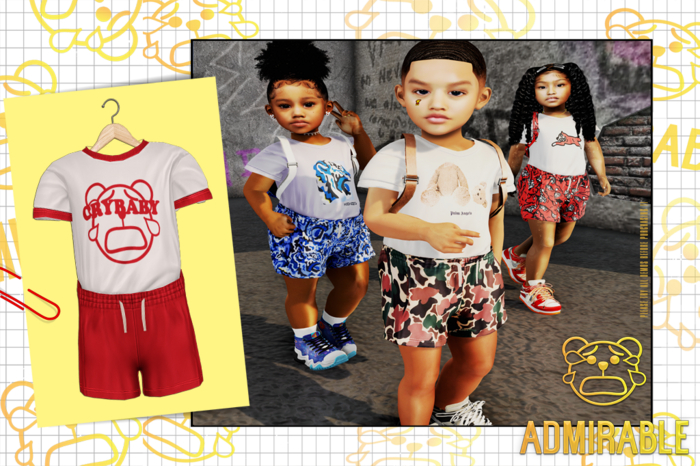 Admirable- Gavi Outfit.(Red)