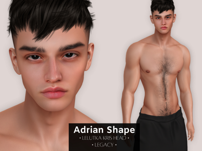 ⏩[Stanley] Adrian Shape Kris - Lelutka Kris Head EvoX