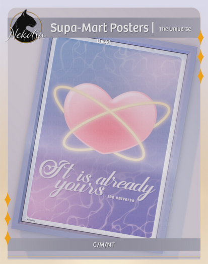Nekotsu. Supa-Mart Posters - The Universe