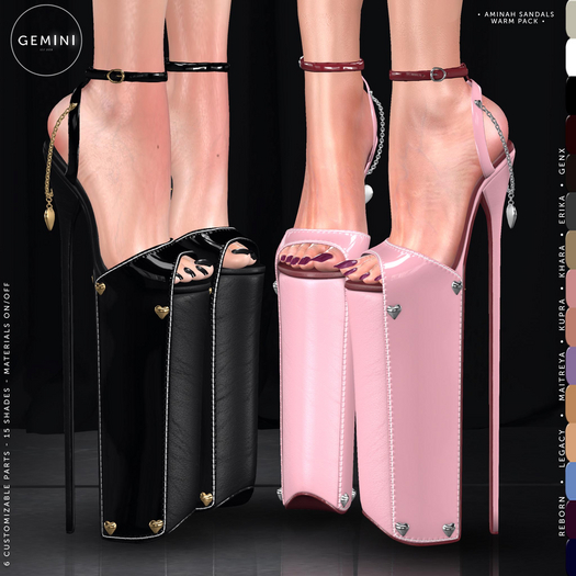Gemini -Aminah Sandals- WARM PACK (Add me)