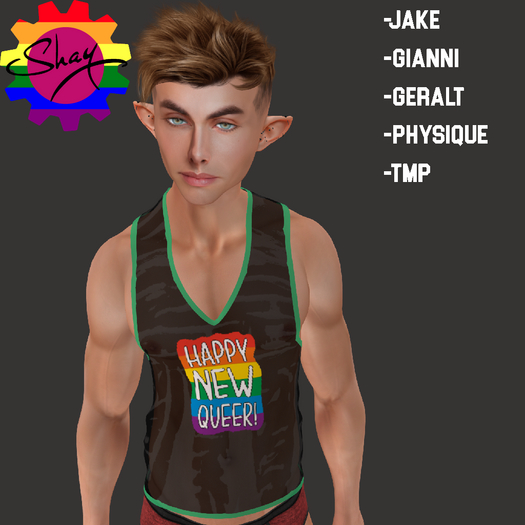 Happy New Queer Sheer Tank