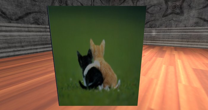 card: cat hug (with TO MY BEST FRIEND written in floating text)