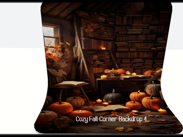 [AE] Photo Backdrop - Cozy Fall Corner 4