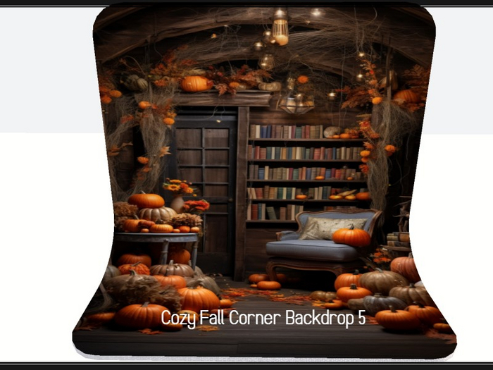[AE] Photo Backdrop - Cozy Fall Corner 5
