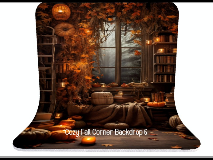[AE] Photo Backdrop - Cozy Fall Corner 6