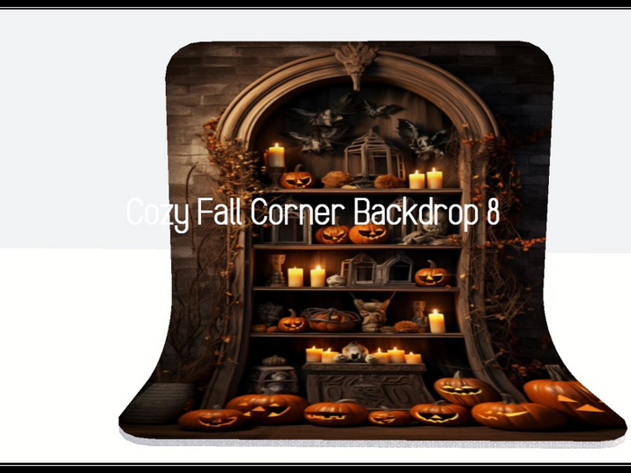 [AE] Photo Backdrop - Cozy Fall Corner 8