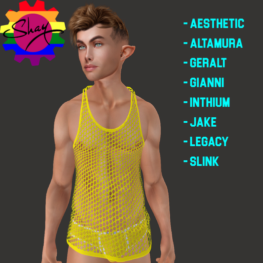 Color Tank Top Yellow