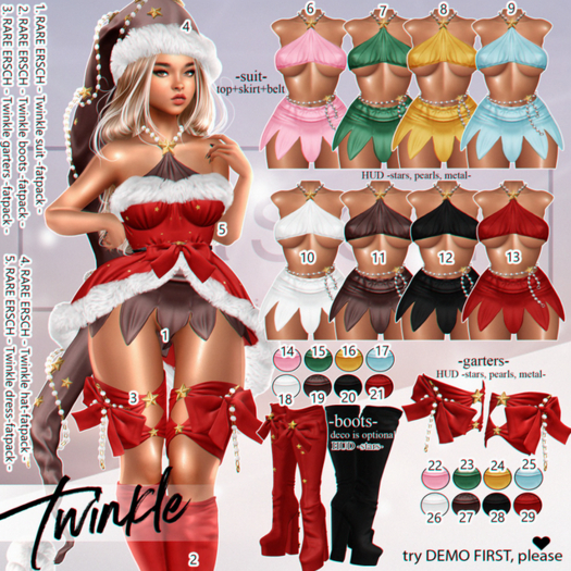 01. ERSCH - Twinkle {Reborn} suit RARE