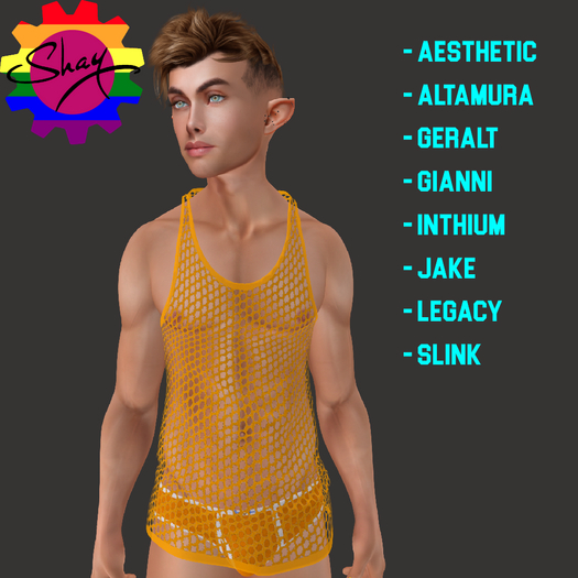 Color Tank Top Orange