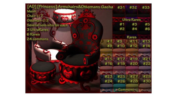 #16 [AD] [Princess] Armchair (Red) BOXED