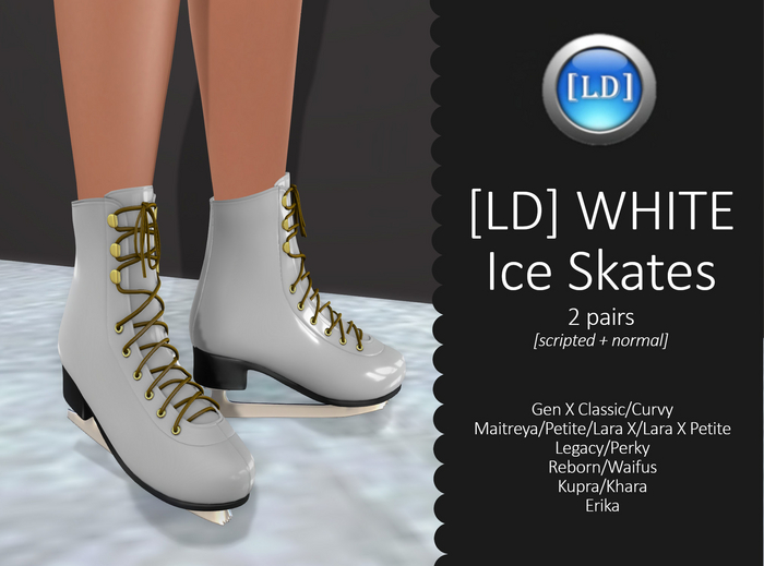 [LD] WHITE Ice Skates