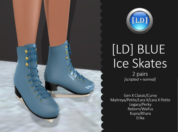 [LD] BLUE Ice Skates