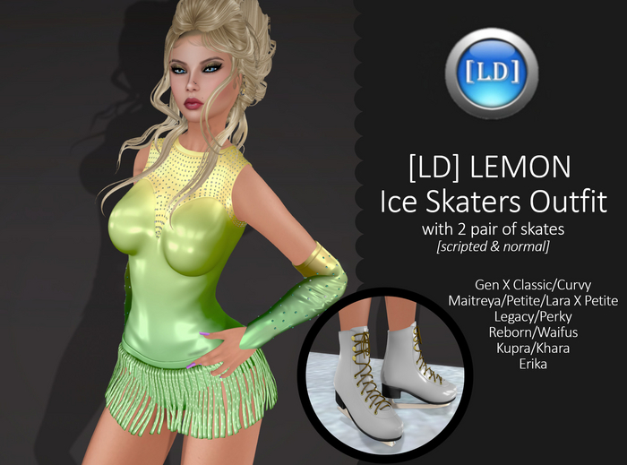 [LD] LEMON Ice Skaters Outfit
