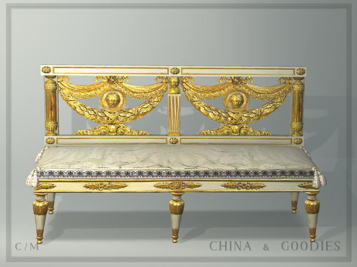 North Italian Empire Bench -C&G-