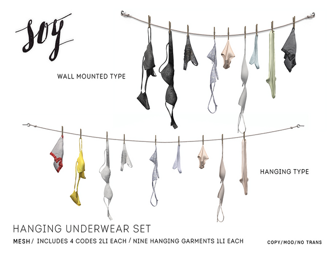 Soy. Hanging Underwear Set (addme)